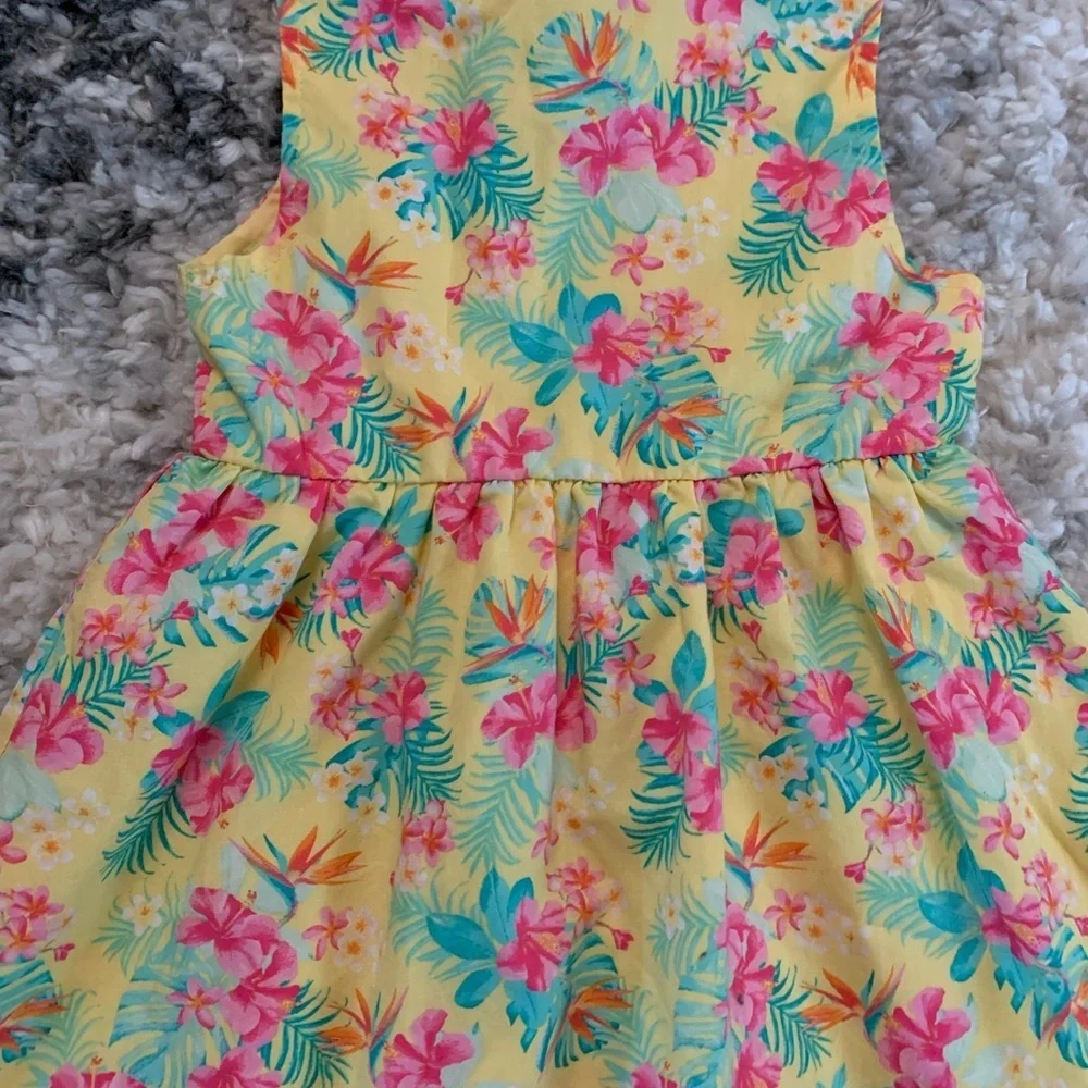 Penelope Mack Floral Sleeveless Button Down Dress Size 4T